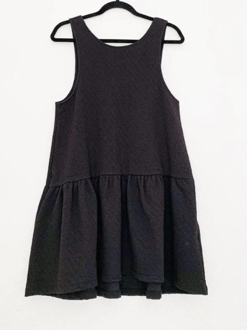 Free People Easy Street Mini Dress Black - Medium